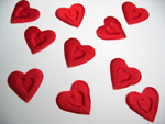 100 rote Herz-Rosenblätter I Love You Valentinstag Hochzeit Candlelight Diner #26